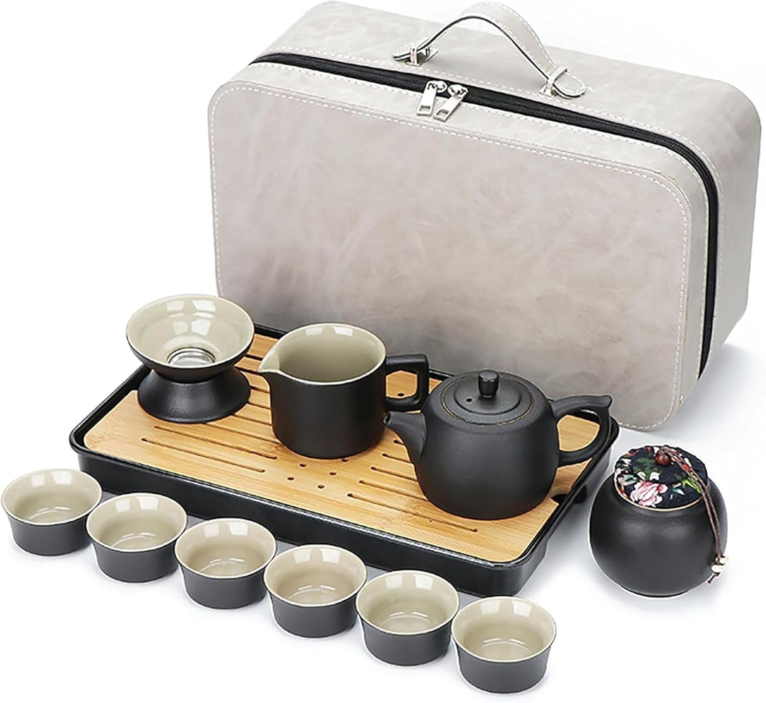 茶器仕かける 旅する 茶器 礼包 紅茶優勝杯仕かける 中国茶器 持っていく用 旅する 納める御徒面子付き添い人 瀬戸もの 急須 湯呑仕かける ティーセット 茶器 茶皿 キッチン用品・食器・調理器具-茶道具・湯呑・急須