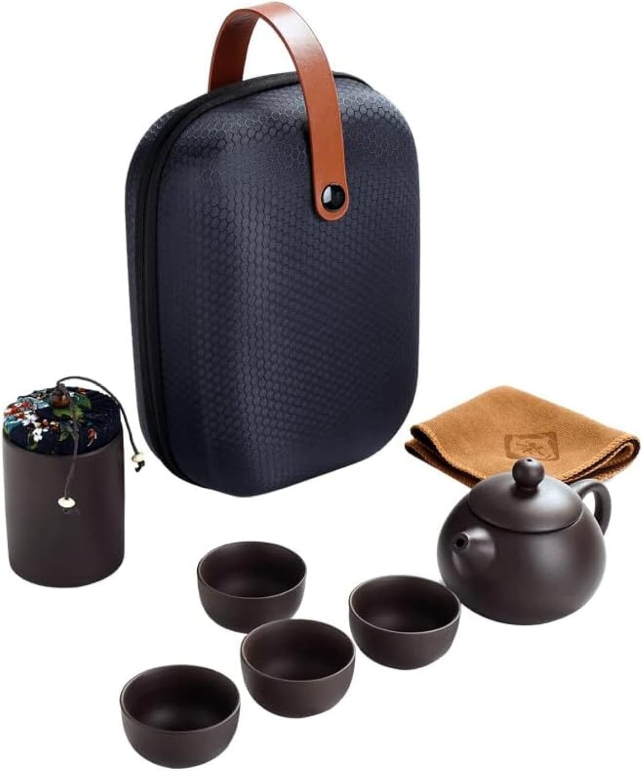 ティーセット急須 湯呑仕かける 納める御徒面子付き添い人 マルチ ティーセット 茶具仕かける 茶器 旅するティーセットーカップシンプルな瀬戸もの ティーポット 中国茶器-茶道具・湯呑・急須-キッチン用品・食器・調理器具