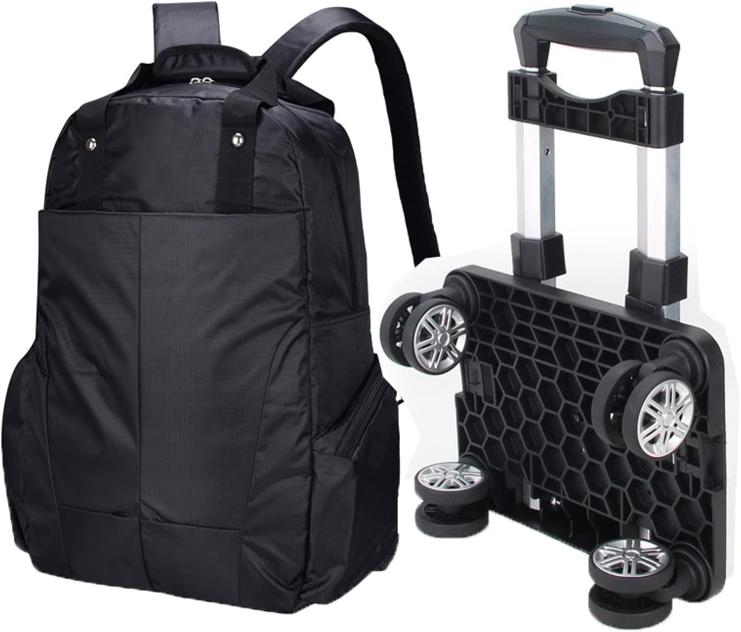 リュックキャリー 3way キャスターバッグ 30L キャリーバッグ 小型 2~3泊対応 4輪 撥水加工 トロリーバッグ メンズ レディース 旅行 合宿 出張 旅行バッグ スーツケース