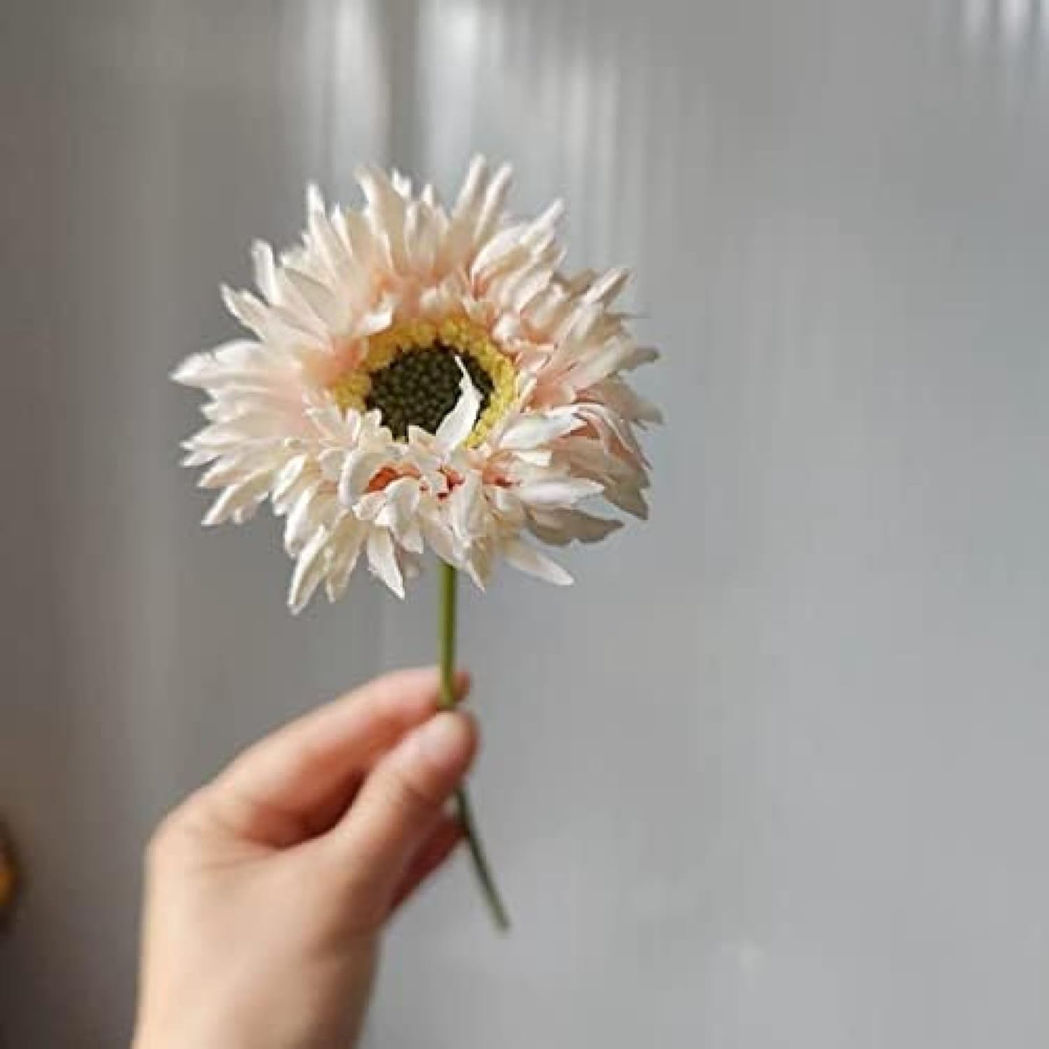 造花 枯れない花 胸花 作物御花 ホワイトデーギフト 石ケン御花 枝起毛ガーベラ ガーベラ 花映画化小道具 御芽出度の花材 花のかざり付ける かざり付ける花 リビングお部屋 1本 造花室内装飾 かざり付ける胸花 飾