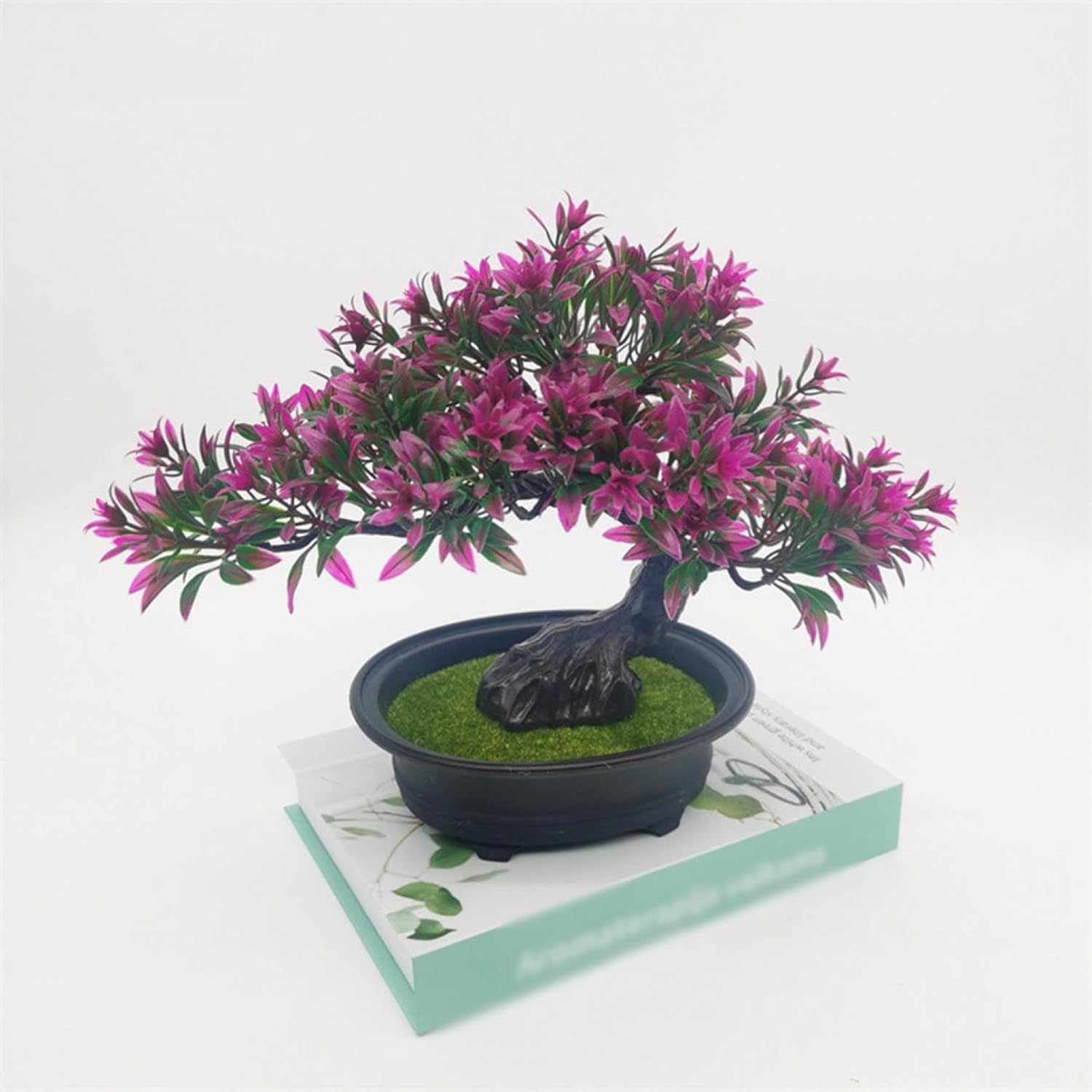 人工観葉植物 ミニ 鉢植え フェイクグリーン リアル 高さ約25cm*幅30cm 盆栽 インテリア 家庭 オフィス 店舗 装飾 卓上 置物 枯れない 世話いらず おしゃれ 贈り物 プレゼント レッド
