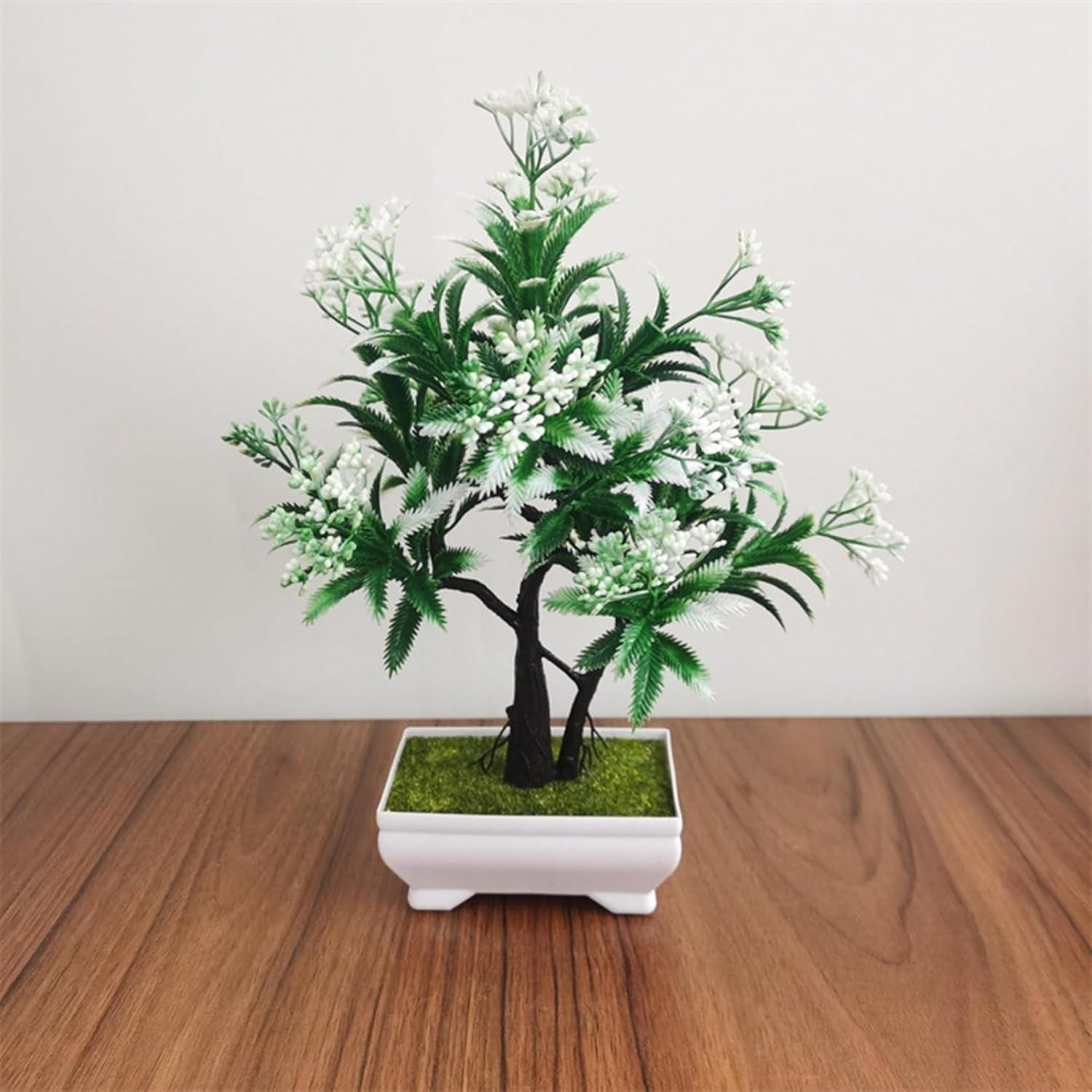 人工観葉植物 卓上 フェイクグリーン 松 造花 本物そっくり 枯れない 世話不要 高約26cm*幅約23cm 盆栽 インテリア 室内 オフィス 店舗 デスク装飾 置物 鉢植え 転居 新築祝い 贈り物 5,958円