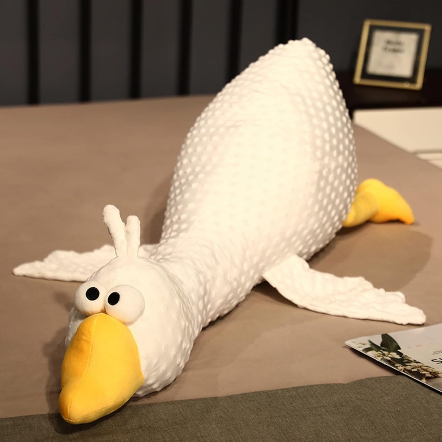 シロ鵞鳥 ぬいぐるみ 本当の 馬鹿でかい 好いたらしい 抱き枕 50糎 座布団 可愛らしい 鵞鳥 仕立てもの風呂敷き包み 差し上げ物 差し上げ物 クリスマス 差し上げ物 生まれ落ちる日 店飾りつけ