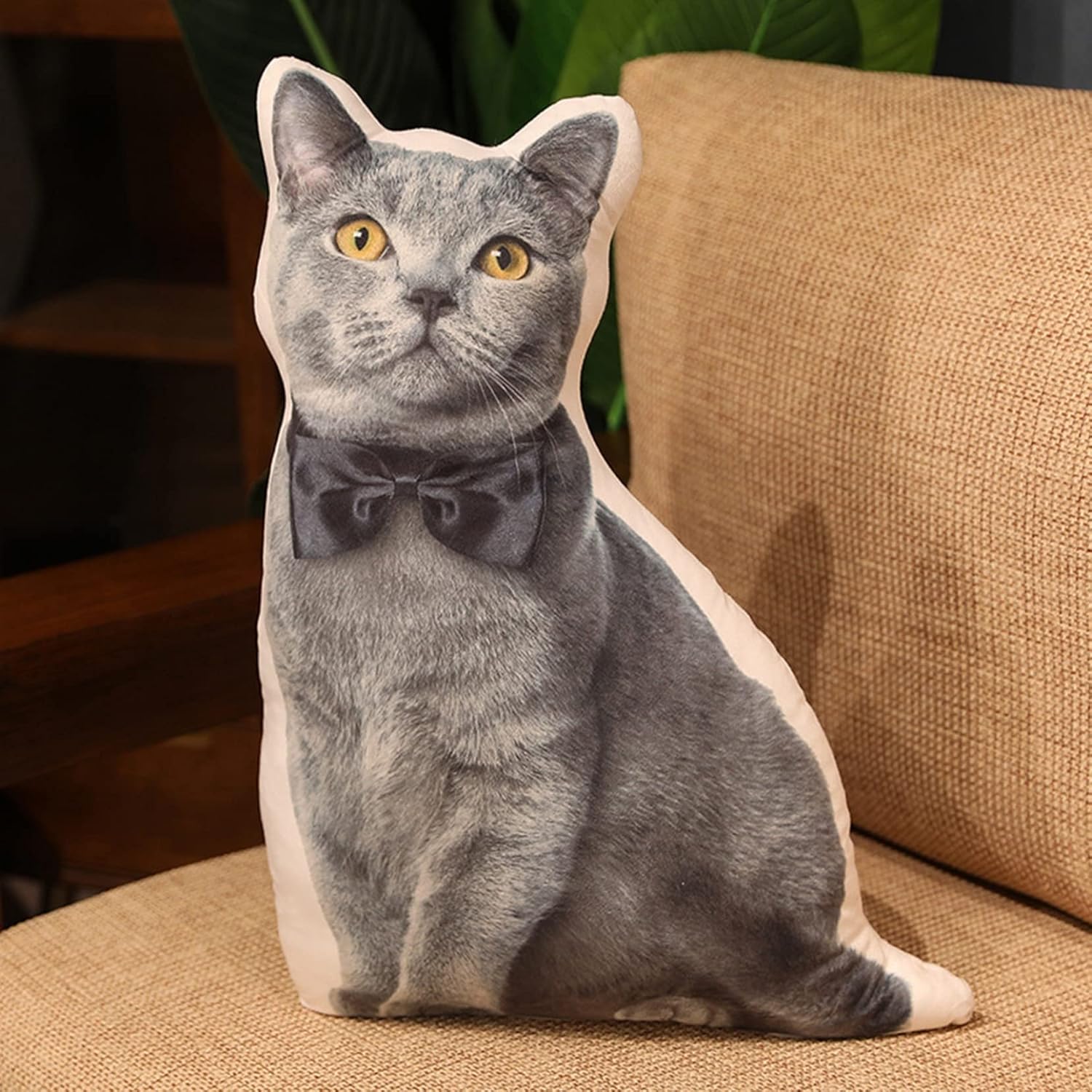 猫 ぬいぐるみ かわいい ネコ 抱き枕 リアル 50cm 猫クッション 動物 添い寝枕 店飾り 飾り プレゼント ギフト 誕生日 贈り物 お祝い｜Libre777