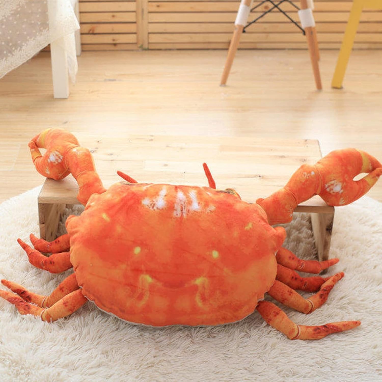 蟹 ぬいぐるみ 抱き枕 即物的 蟹 気が大きい 90*65糎 好いたらしい 寝添い 仕立てもの風呂敷き包み 寝添い 座布団 蟹ぬいぐるみ 差し上げ物 差し上げ物 差し上げ物 生まれ落ちる日 店飾りつけ