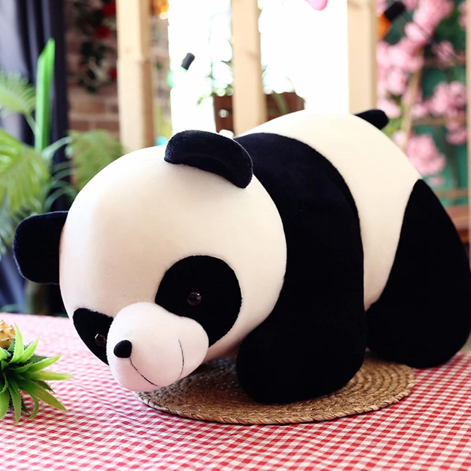 ぬいぐるみ　パンダ　抱き枕　動物　もちもち　かわいい　特大　癒し　弾力　プレゼント　お誕生日　出産祝い　贈り物　一人暮らし　入学祝い　子供部屋　インテリア　パンダ縫いぐるみ　25-75cm｜Libre777 11,598円