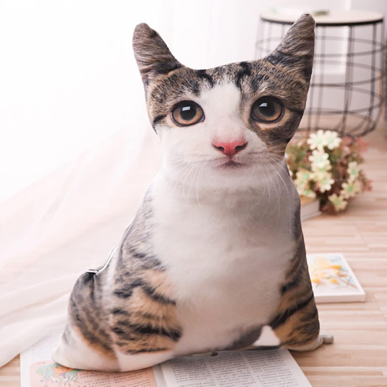 本当の 猫 ぬいぐるみ 猫 55コマーシャル 抱き枕 好いたらしい猫 馬鹿でかい 猫抱き枕 座布団 添い寝まくら 横向き寝 添い寝枕 差し上げ物 祝する日