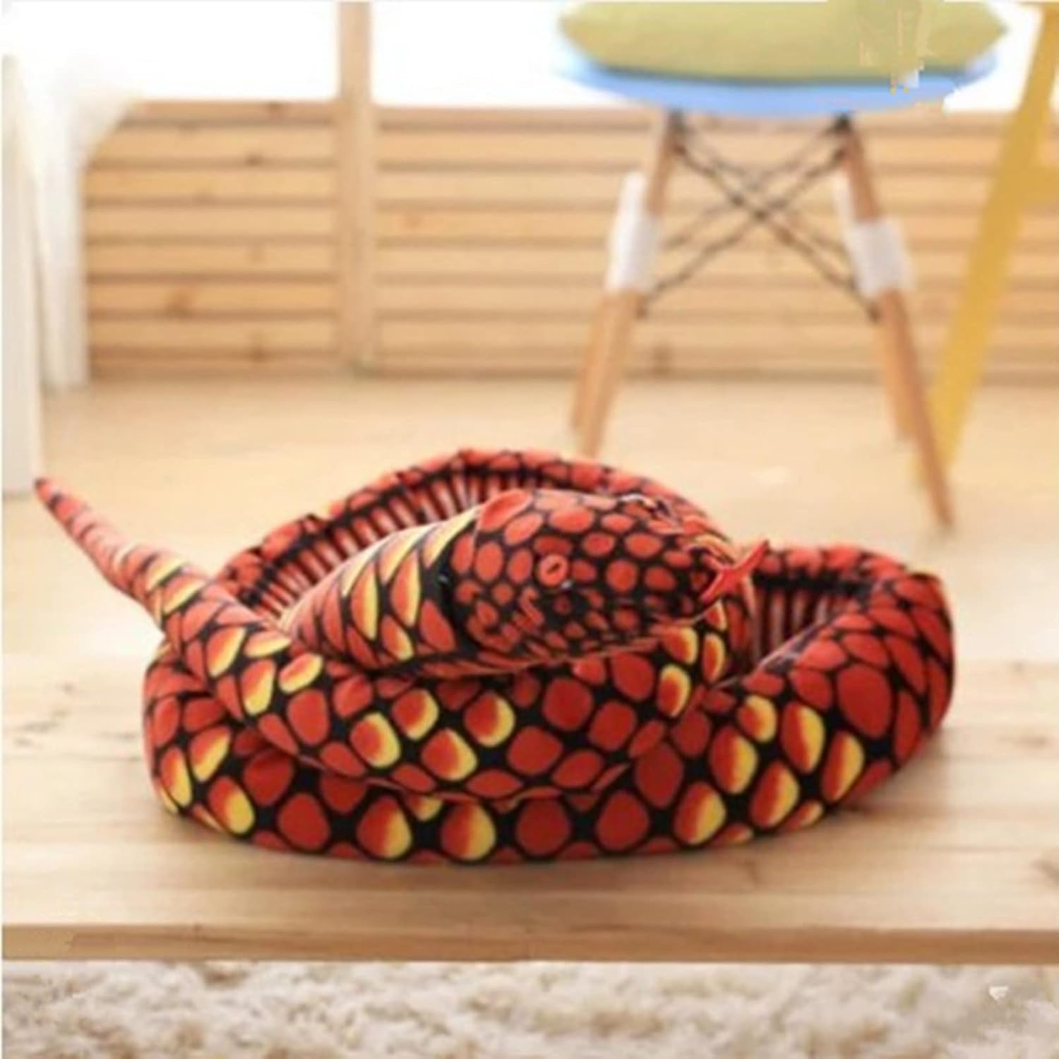 スネーク おもちゃ びっくり ジョーク玩具 滑稽な リアル外観 怖い ホラー 小道具 面白い 動物 100cm 280cm お誕生日プレゼント 店飾り ハロウィン ブルー ぬいぐるみ|Libre777
