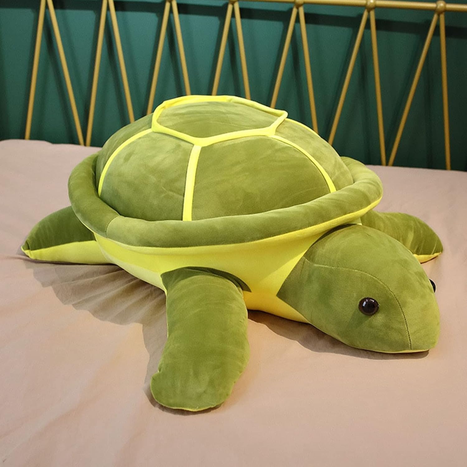 カメ　ぬいぐるみ　大きい　100cm-35cm　グリーン　柔らかい　癒し系　清潔　安全　気持ちいい　彼氏　ギフト　萌え　枕　抱き枕　抱きぐるみ　贈り物　ギフト　4歳　誕生日　記念日　店飾り｜Libre777