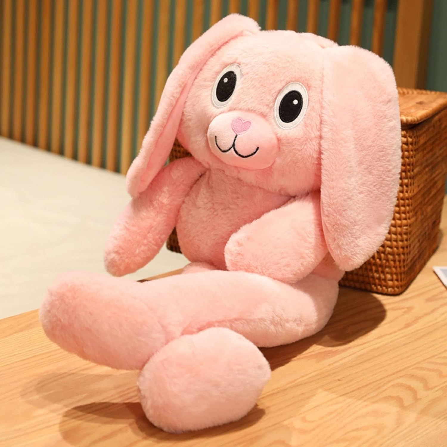 ウサギぬいぐるみ 耳が長い かわいい 彼女 大きいサイズ リアル おもしろ pp綿 子供部屋 インテリア 置物 寝枕 子ども 赤ちゃん 女性 ベビー プレゼント お祝い 贈り物 70cm 100cm|Libre777
