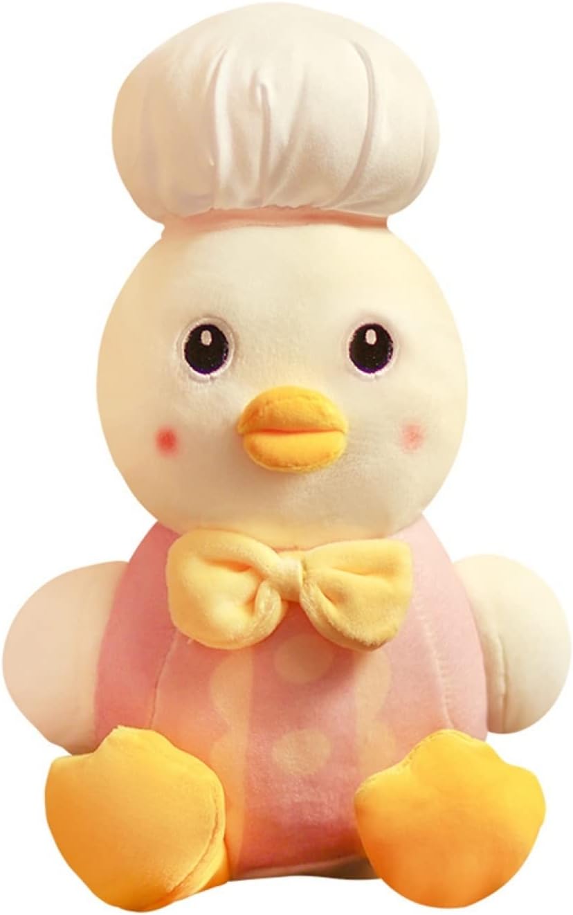 ダック ぬいぐるみ 抱き枕 コック帽をかぶる かわいい おもしろい 23cm もちもち 記念日 誕生日プレゼント インテリア 置物 店飾り お祝い 贈り物 プレゼント おもちゃ 動物|Libre777