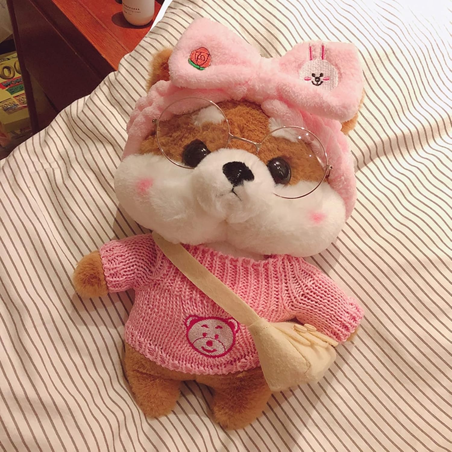 しばいぬぬいぐるみ しばいぬ抱き枕 着物を着た柴犬 かわいい おもしろ INS おしゃれ インテリア 置物 店飾り 記念日 お誕生日プレゼント 子供の日 卒業祝い 入学祝い プレゼント 30cm|Libre777
