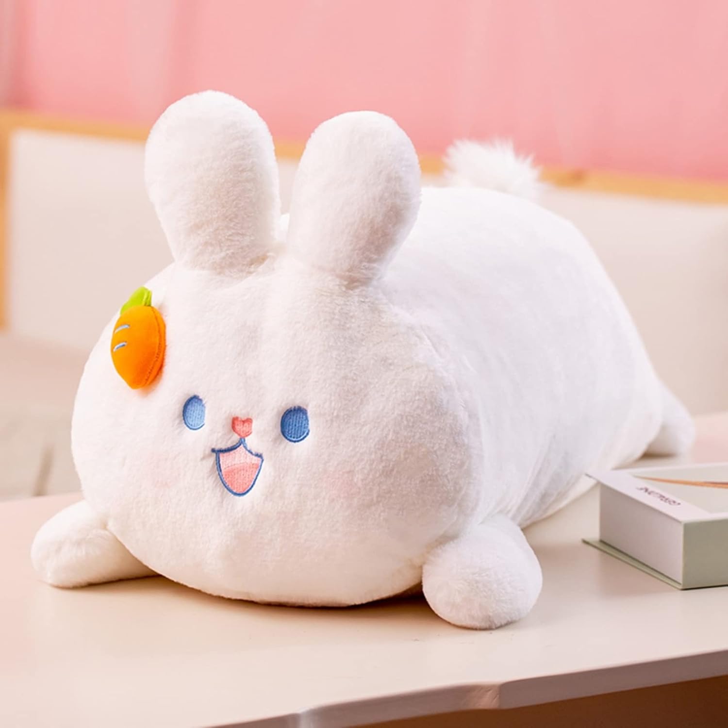 しばいぬ　ぬいぐるみ　抱き枕　動物　ウサギ　かわいい　もちもち　気持ちいい　彼女　卒業祝い　入学祝い　結婚祝い　キッズ　ポリエステル　綿　縫いぐるみ　洗える　添い寝まくら　60cm　70cm｜Libre777