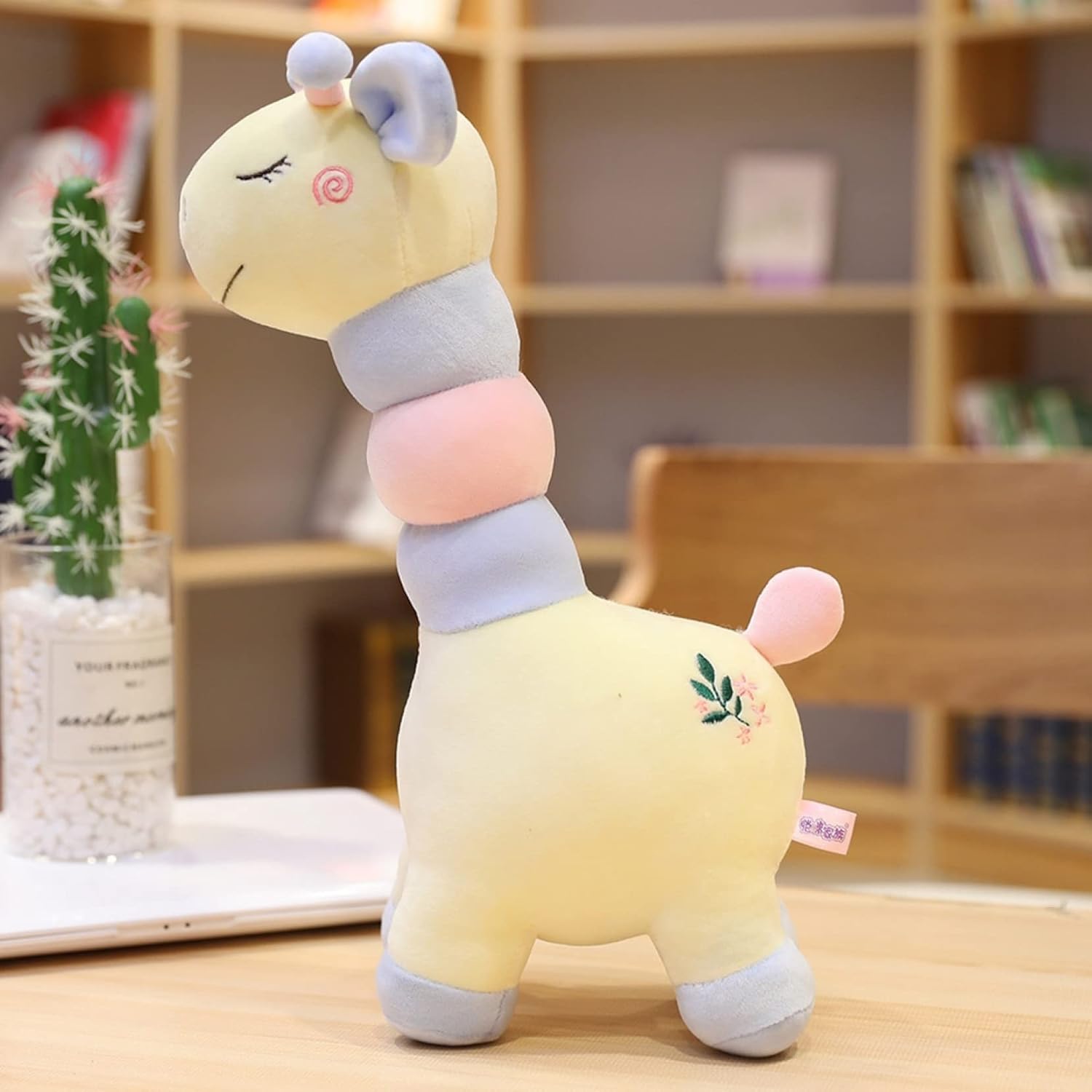 麒麟 ぬいぐるみ 毛の荒物 弱められた 36糎 可愛らしい 癒し系 ねむねむ おあやつり人形 差し上げ物 ウェディングラグ お人形さん 赤んぼう 赤ちゃんの日 差し上げ物 手あそび うしろ帯 小学生 抱きぐるみ