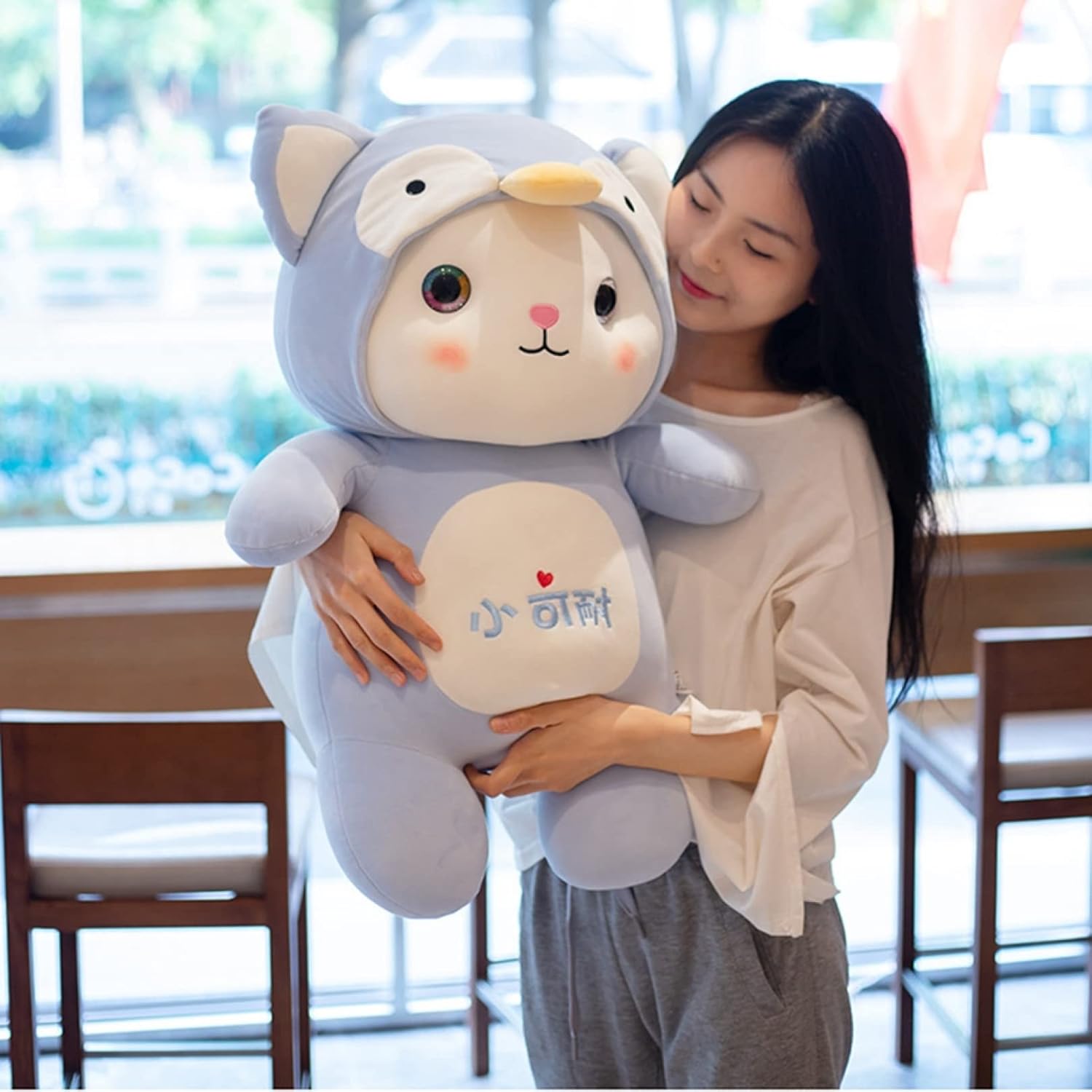 ねこぬいぐるみ 可愛らしい ふわふわ サクラ色 25-70糎 抱きまくら 添い寝まくら 座布団 祝する日 お生まれ落ちる日差し上げ物 恐竜 蛇蠍 ペンギン 蝦 ぬいぐるみ 抱き枕 毛の荒物
