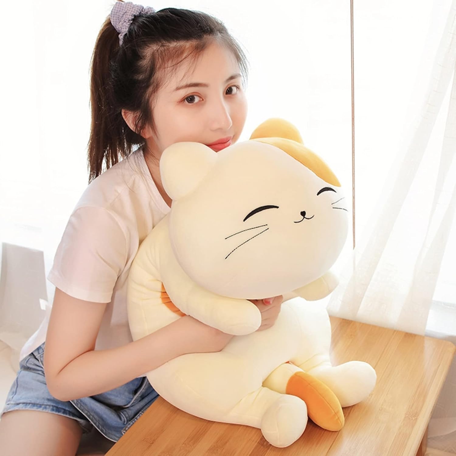ぶた 抱きぐるみ 抱き枕 かわいい 大きいサイズ ふわふわ 柔らかい 癒し系 綿 子供 こども うつ伏せクッション 抱きまくら 添い寝まくら 背当たれ 腰枕 うつ伏せクッション 40-80cm|Libre777