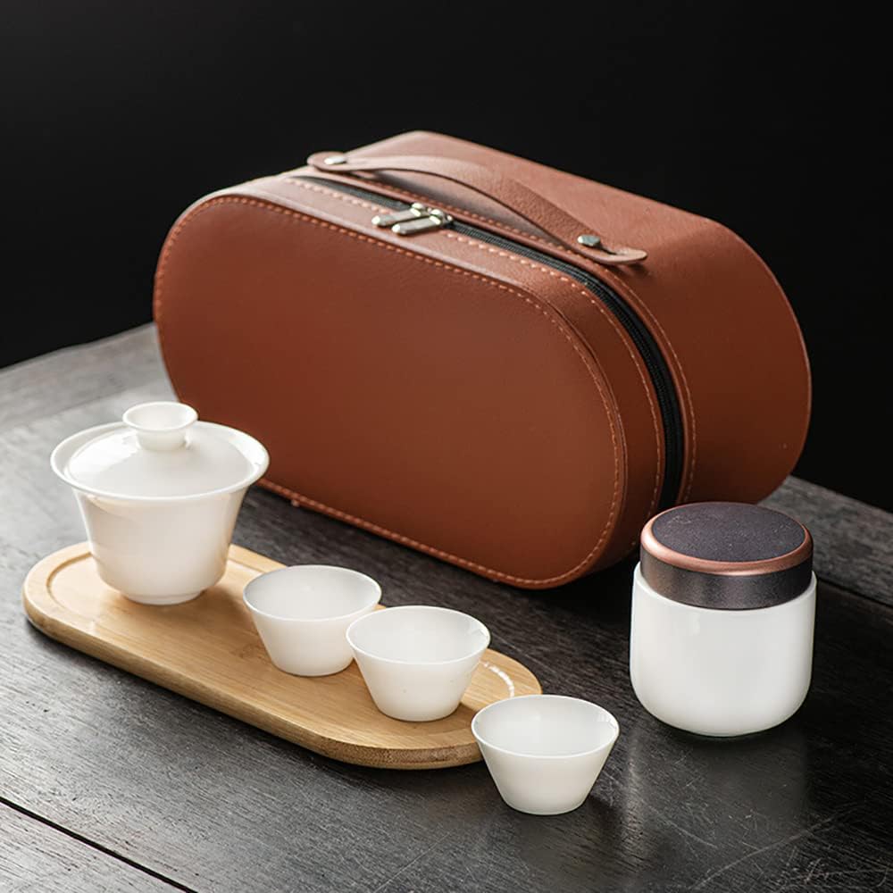 陶器製ティーセット 番茶器セット 急須 湯呑みセット 茶器揃 陶磁茶具セット 茶器 茶皿 旅行ティーセット 中国茶セット ティーセット|Libre777