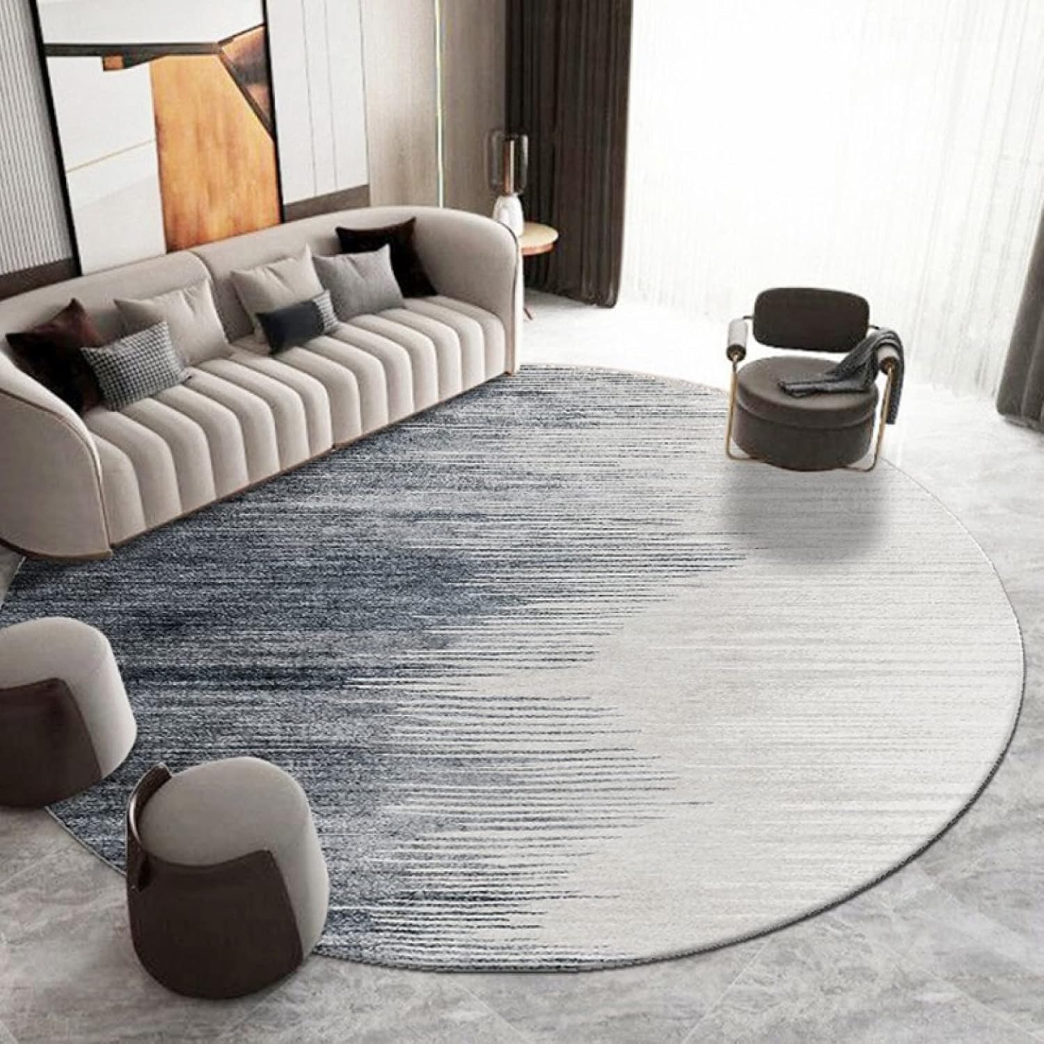 ラグ 円形ラグ 円形マット 北欧 円形 60*60cm ポリエステル ラグマット ラグ 滑り止め カーペット 洗える 丸型 冬用 カラー 夏用 フロアマット 丸 洗える ラグマット 丸型 円形 カーペ|Libre777