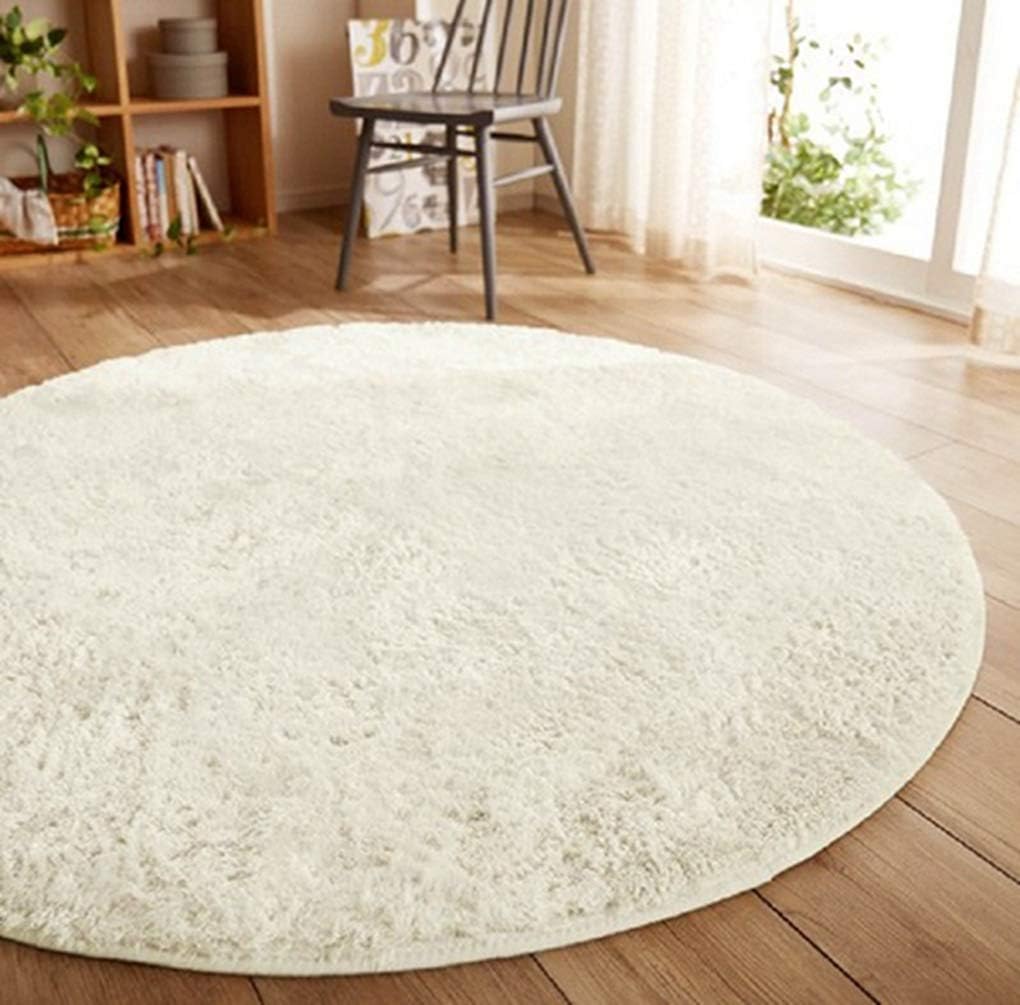 引っ敷き 白いこと 洗える シャギーラグ 円型引っ敷き 100×100 引っ敷き 引っ敷き マイクロファイバーラグ シャギー 上滑り打ち切り 北欧 引っ敷き 緑 夏 洗える 丸 70糎 円形 リビング用 御茶の間用