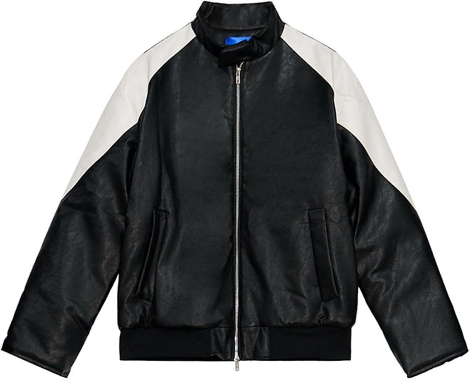 レザージャケット バイク メンズ ライダース PUレザー シングル 大きいサイズ ゆったり カッコイイ 革ジャン スタジャン 春秋 防風 防寒 保温 撥水 カジュアル 通勤 アウター レトロ バイカラ 11,216円