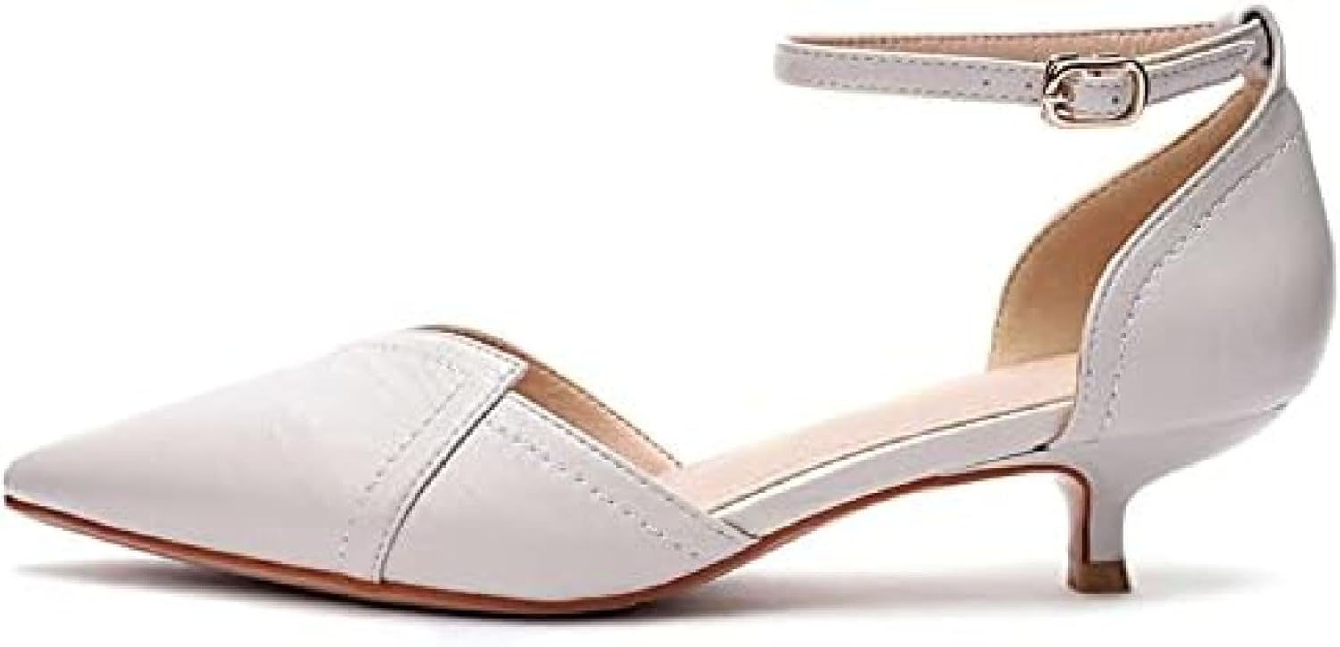 パンプス 痛くない 歩きやすい 走れる 楽 3.5cmヒール ストラップパンプス 美脚 ローヒール 美脚パンプス 疲れない ポインテッドトゥ ブラック 大きい レディースシューズ 黒 ベージュ ブルー