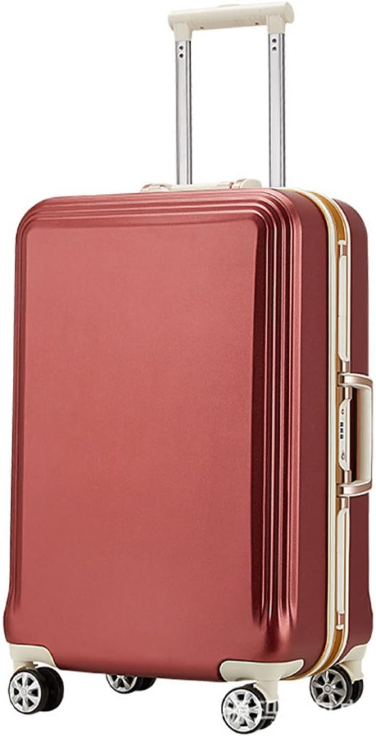 旅行バッグ 持ちはこび入れもの 機内持ち込み 40L キャリーバッグ TSA鍵を掛ける積み上げる 軽銀ひな形 一般受け 超軽さ 小型 耐衝撃 静音 ダブルキャスター 360度回転させる 商行為 旅する 出張 赤いこと S