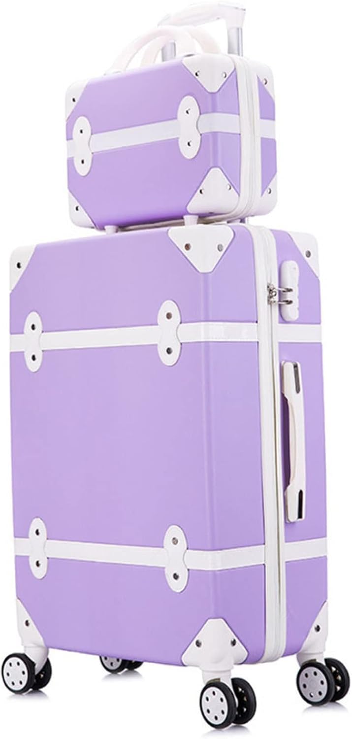 旅行バッグ 持ちはこび入れもの 60L キャリーバッグ 大静電容量 ジッパー式 超軽さ 大型 耐衝撃 静音 ダブルキャスター 360度回転させる 商行為 出張 旅する パープル L大きさ（6-8泊）