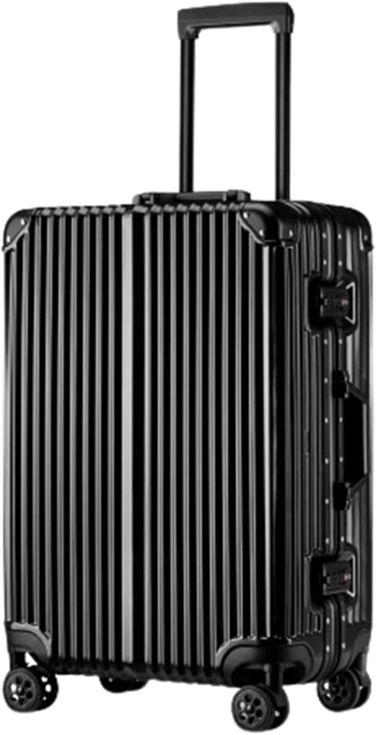 旅行バッグ 持ちはこび入れもの 60L キャリーバッグ TSAローク積み上げる 軽銀ひな形 大静電容量 超軽さ 大型 耐衝撃 静音 ダブルキャスター 360度回転させる 商行為 出張 旅する 黒いこと L大きさ（6