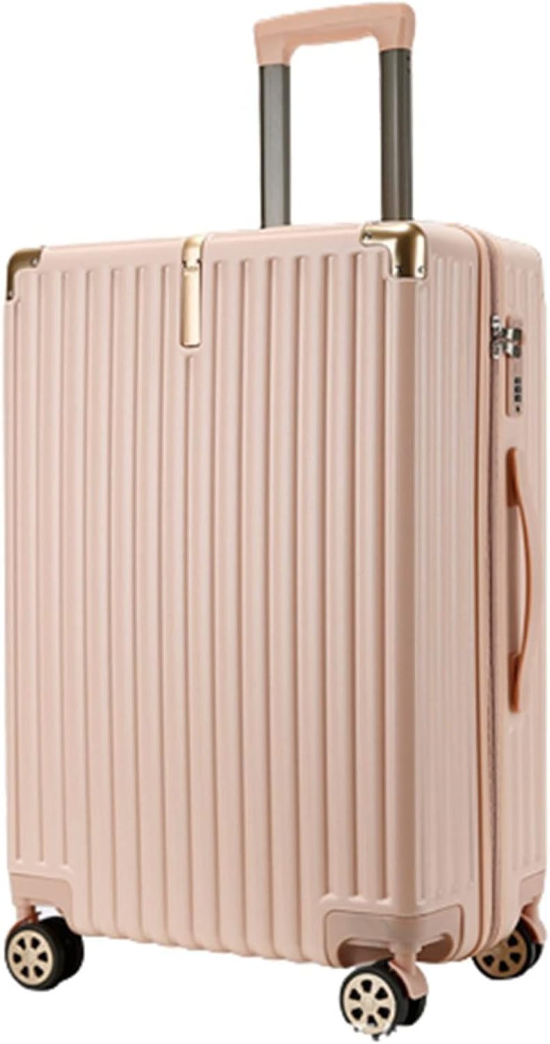スーツケース キャリーケース 機内持ち込み 35L キャリーバッグ ファスナー式 大容量 超軽量 小型 耐衝撃 静音 ダブルキャスター 360度回転 出張旅行 ビジネス ピンク Sサイズ（1-3泊）｜Libre777