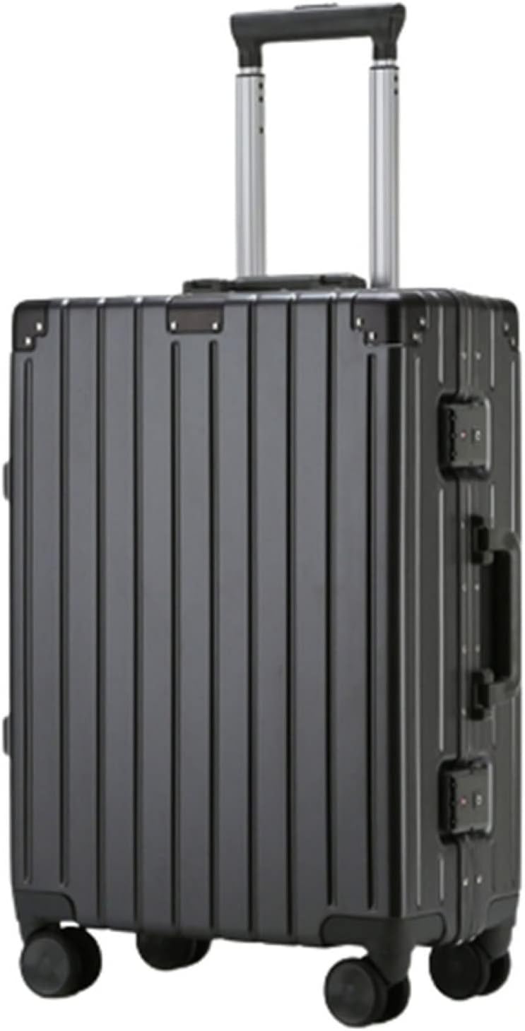 旅行バッグ 持ちはこび入れもの 45L キャリーバッグ TSAローク積み上げる 軽銀ひな形 超軽さ 大型 耐衝撃 静音ダブルキャスター 360度回転させる 旅する 商行為 出張 薄墨色 M大きさ（3-5泊）