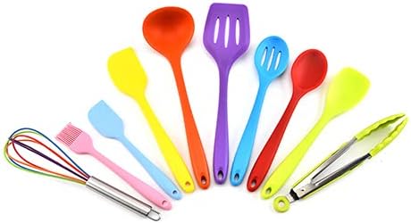 キッチンツール 調理器具 10点セット セット シリコン 製菓器具 耐熱シリコン キッチンツールセット フライ返し おたま トング ヘラ トング 泡立て器 ブラシ スパチュラ パスタサーバー レードル