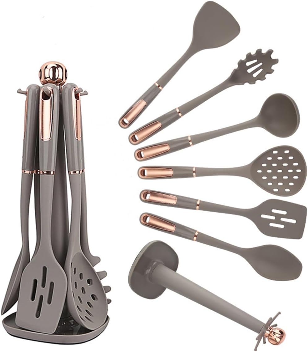 キッチンツールセット シリコン 調理器具 製菓器具 ツール10点セット台所用品 耐熱 耐久性 抗菌 フライ返し おたま トング ヘラ トング 泡立て器 ブラシ スパチュラ パスタサーバー レードル タ