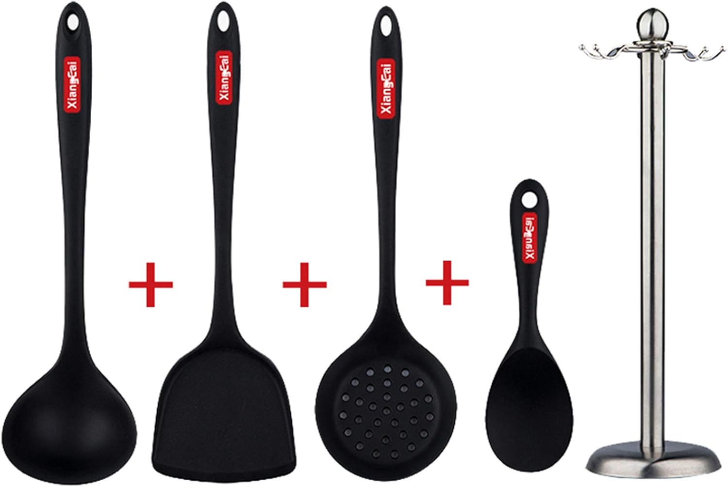 キッチンツール 7点セット 調理器具ツールセット キッチン用品 クッキングツール 器具 台所用品 耐熱シリコン 調理 料理 製菓器具 収納簡単 安全 スパチュラ 穴あきスプーン スプーン 小スパチュラ