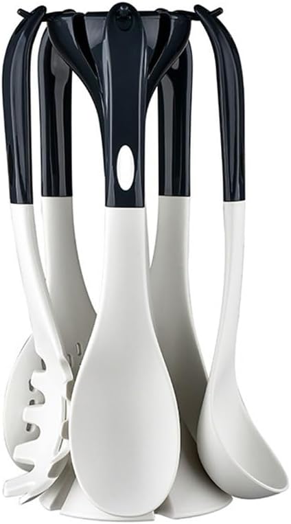 キッチンツール キッチン ノンスティック クッキング スパチュラ スプーン 吊り下げ用シリコン調理器具付き 6個セット 調理器具 製菓器具