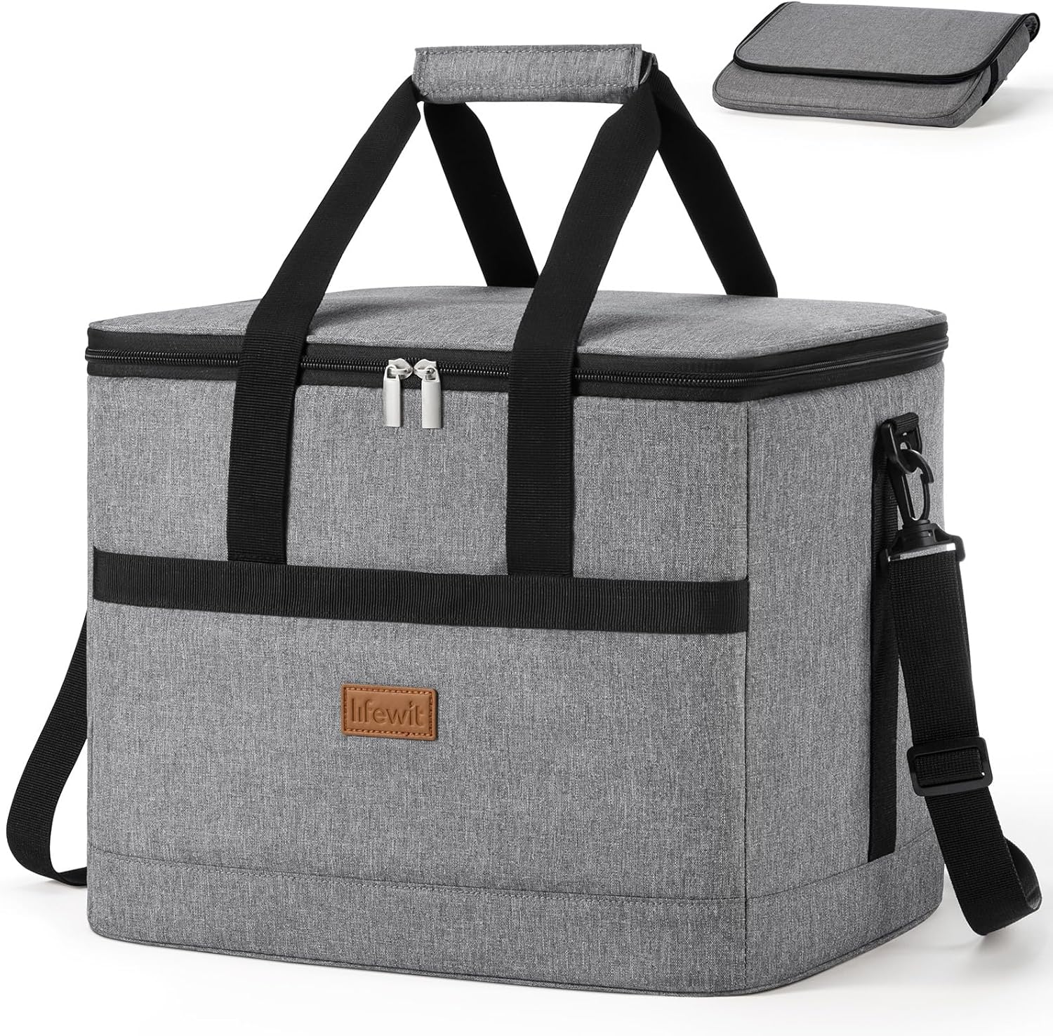 ソフトクーラーボックス 大型 30L/35L 大容量 3層断熱 保温 保冷バッグ 大容量 折り畳み 手提げと肩掛け両用 キャンプ/釣り/パーティ/BBQ/運動会/レジャー/ピクニック/花火等に大活躍|Libre777