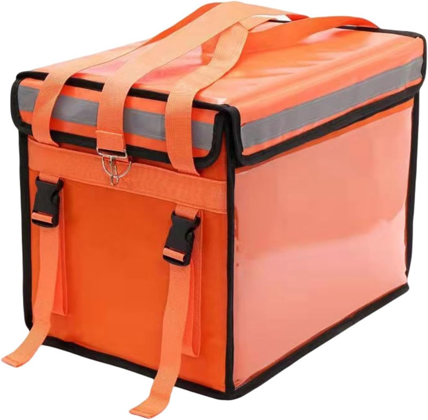 デリバリーバッグ業務用80L 配達用 バッグ 大容量 保温保冷防水 耐荷重 ケータリング 折りたたみ ウバック 仕切り板付き ロック可能 インサートできる お弁当配達にも最適 レストラン保温配送カバ