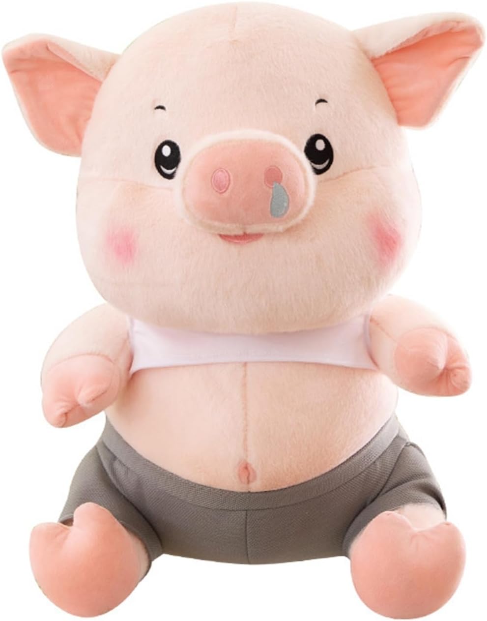 豚ぬいぐるみ 仕立てもの風呂敷き包み 好いたらしい 萌え萌え 癒し系 フワフワ PP綿 手あそび やわらかい 軽さ 抱き枕 うしろ帯 御坊っちゃん バレンタインデー 御祭り 生まれ落ちる日 クリスマス 差し上げ物 豚 45糎