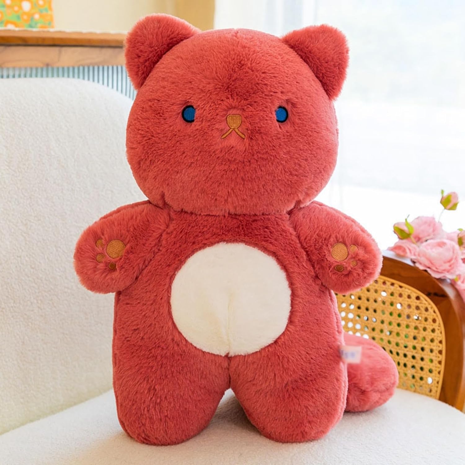 猫 縫いぐるみ ねこお父ちゃん ぬいぐるみ 抱きまくら 手あそび 好いたらしい 萌え 手入らず心 論なく論なく ふわふわ モフモフ 添い寝 生み出すこと祝賀会 お生まれ落ちる日差し上げ物 クリスマス 室内装飾 臥榻 長椅子 意中の女