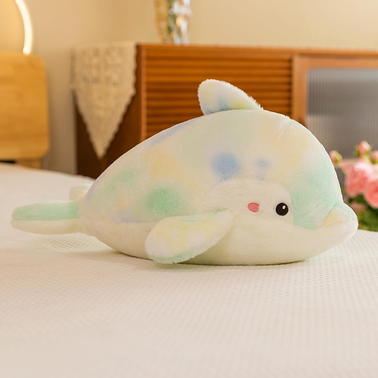 海豚 抱きまくら 海豚 ぬいぐるみ だきまくら 大海原毛の荒物 手あそび 馬鹿でかい大きさ 特大 好いたらしい 萌え萌え ふわふわ やわらかい 癒し系 派手 差し上げ物 ネムネム クリスマス 意中の女 赤ちゃん
