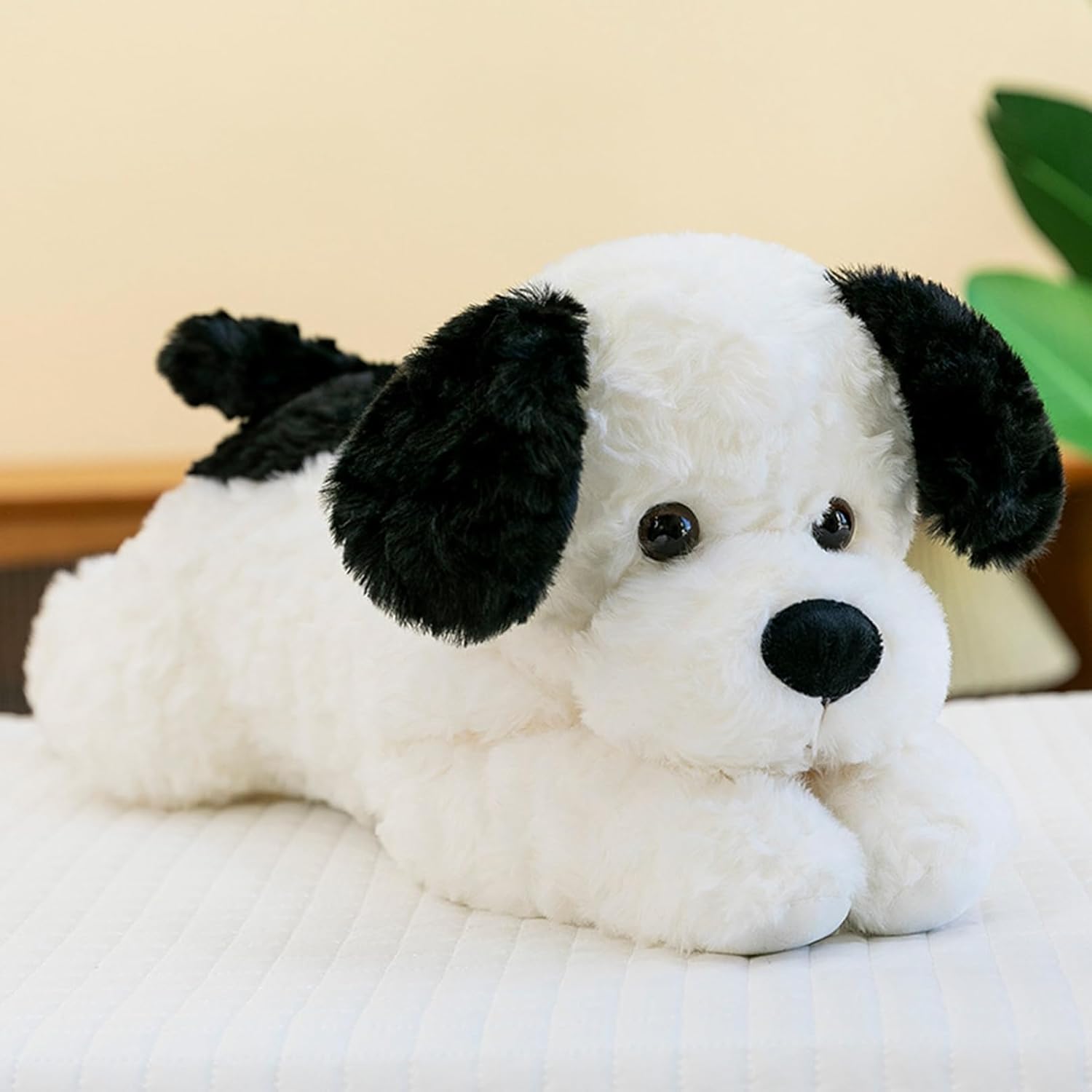 ぬいぐるみ 犬 一お父ちゃん 縫いぐるみ 添い寝枕 手あそび うつ伏せ 秘密捜査員 だきまくら ふわふわ あやつり人形 癒される パステル色の サプライズ 安眠 敬老の日 お生まれ落ちる日差し上げ物 赤ちゃん向け うしろ帯 御坊っちゃん 白