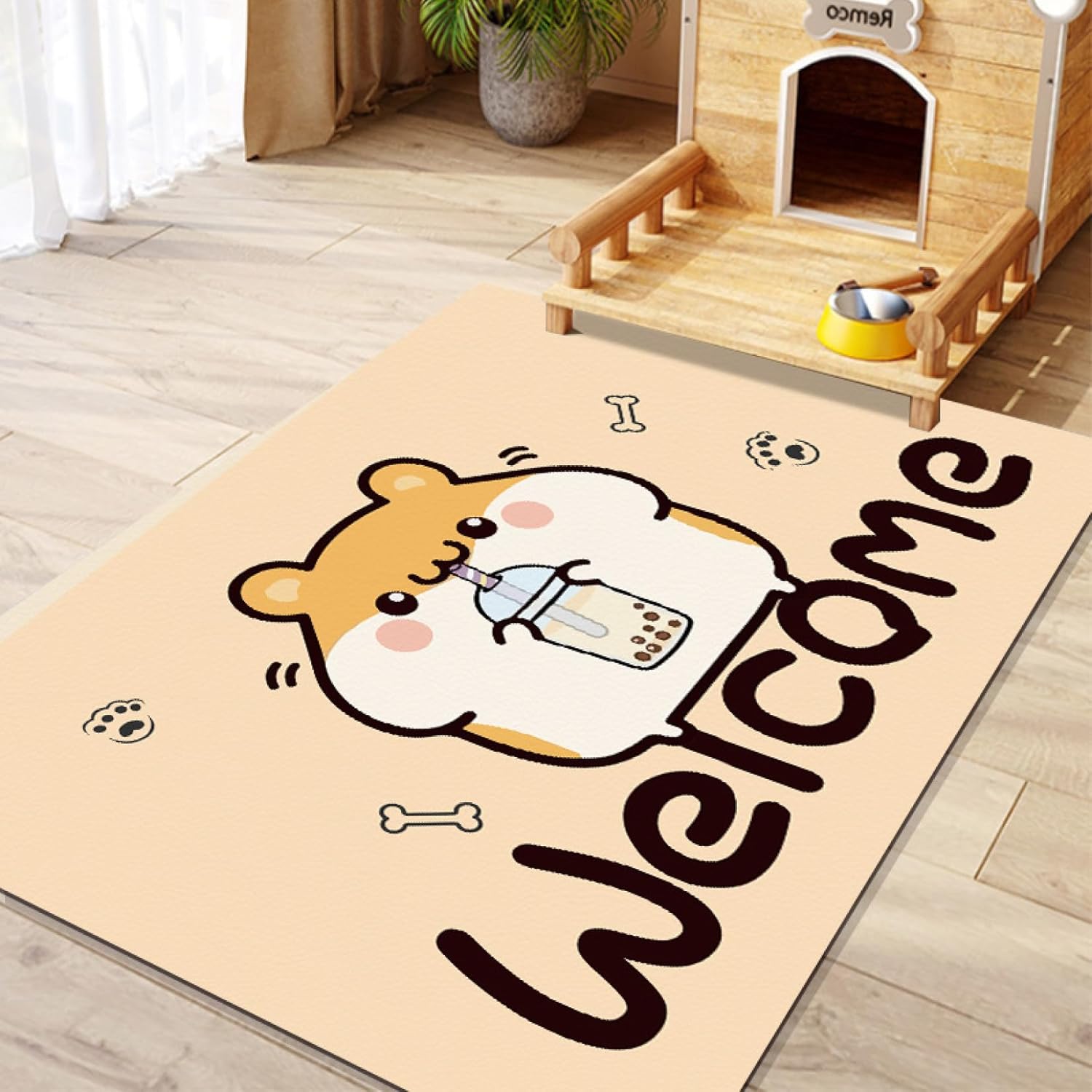 ペット用カーペット ペットマット カーペット PVC 廊下敷きマット 犬 猫 洗える 夏用 犬猫兎用 防水 DIY可能 防滑 めくれない 設置簡単 拭ける 大判サイズ ペットフェンス・サークル・ケージ