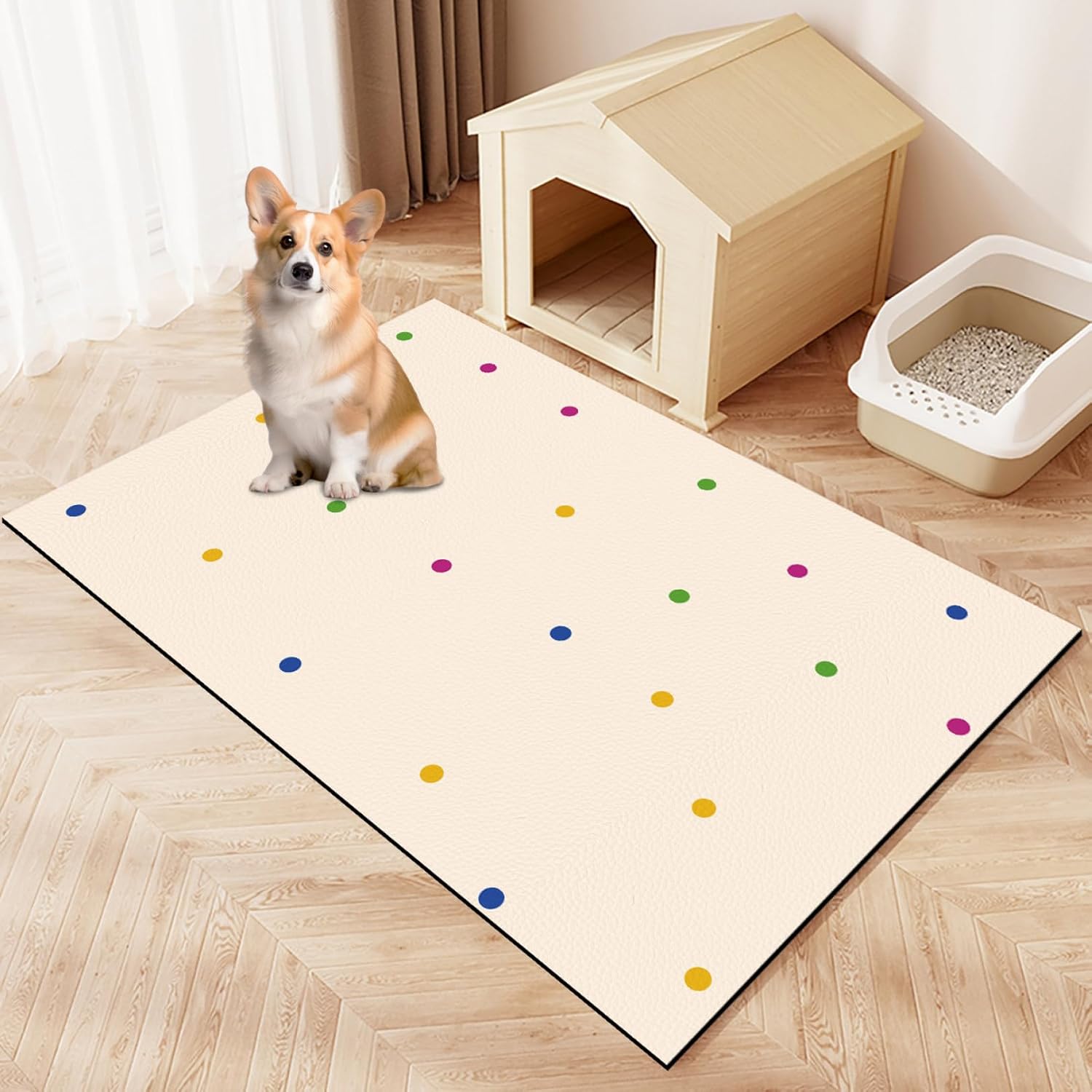 室内用便器下敷きつや消し 愛玩動物つや消し フローリング引っ敷き 中型犬 犬 猫用洗える愛玩動物敷き妙 室内用便器敷き妙 雨合羽つや消し 猫 兎 漏れにく 噛み抵抗性 消臭 大判 DIY能力のある ズレない 老犬 年がしら 介護