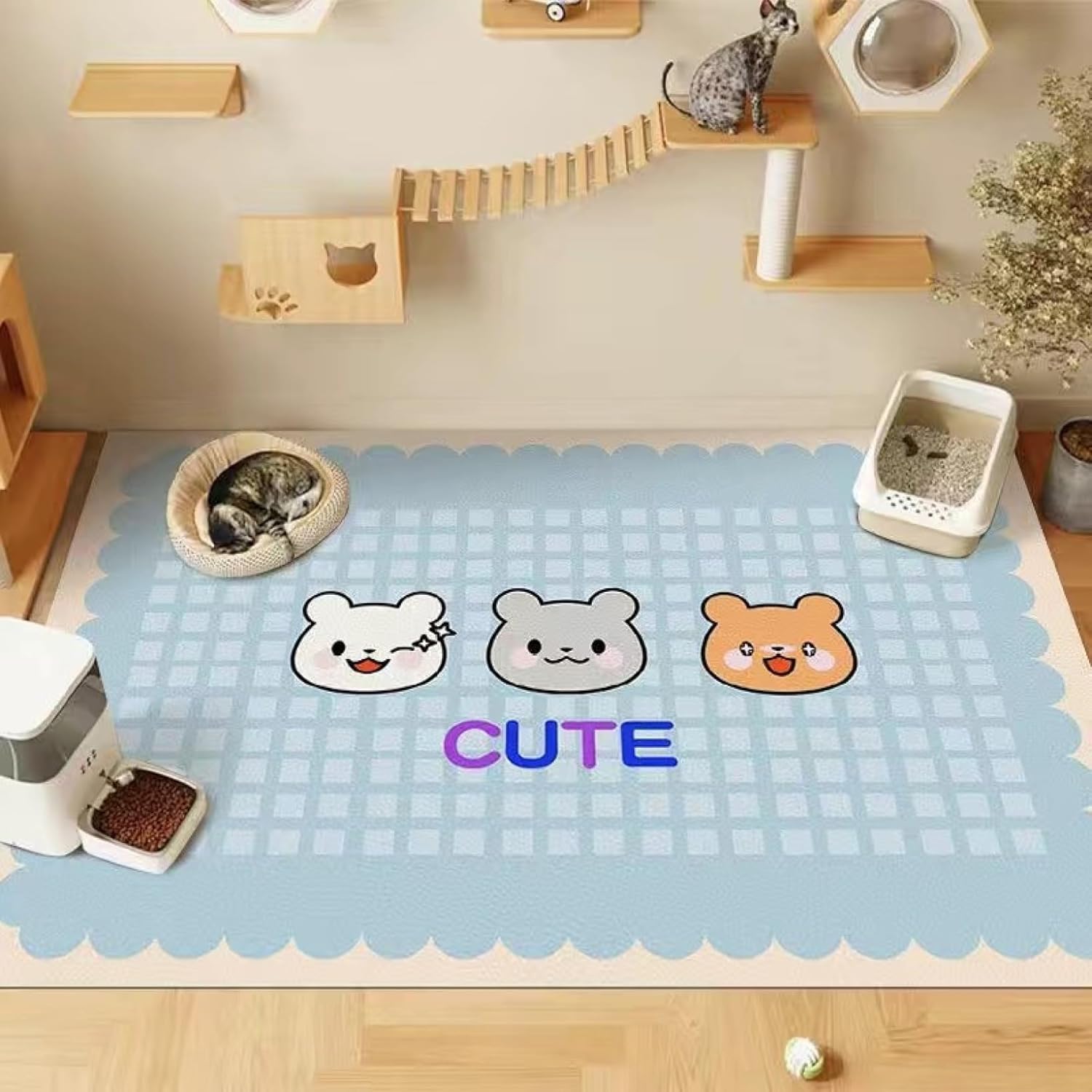 愛玩動物つや消し 愛玩動物用臥榻つや消し 室内用便器下敷きつや消し フローリング引っ敷き PUなめし革 立ち小便つや消し 噛む止めること 床暖房装置相応う 大判 無償性とり捨てる 老犬 年がしら 介護 洗える 小型 中型 大型犬 柄
