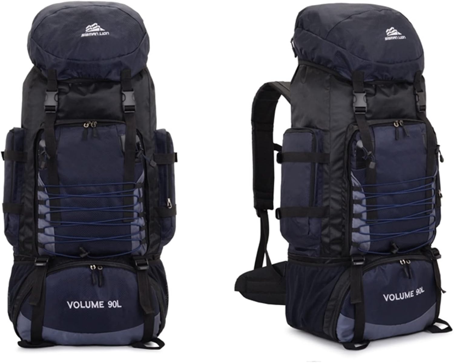 登山リュック 90L 登山バッグ 大容量 バックパック 防水 ザック リュックサック 多機能 収納性 超軽量 通気性 男女兼用 ハイキング キャンプ 防災 旅行 アウトドア