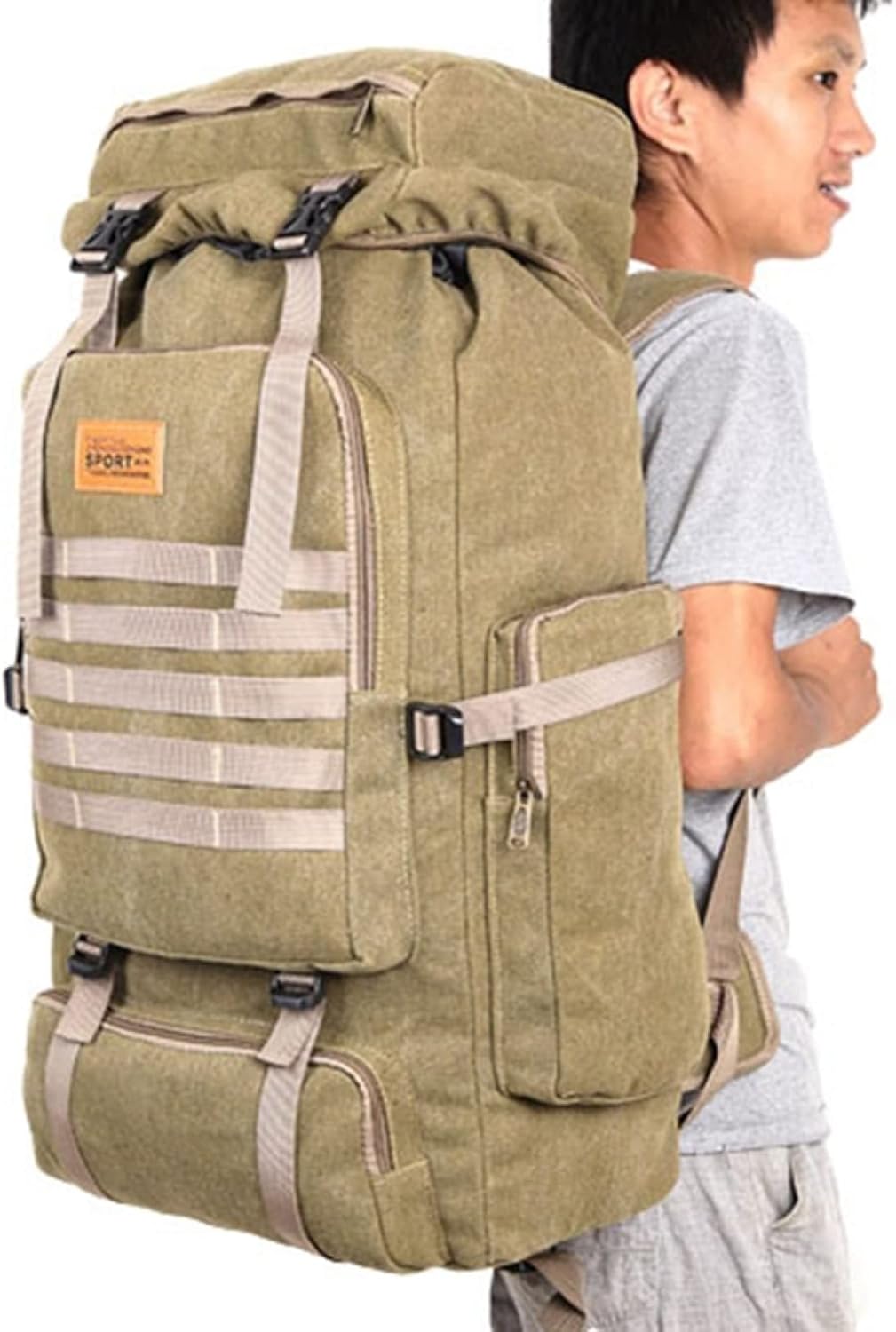 登山リュック 70L 登山バッグ 大容量 ザック 撥水・防汚 バックパック リュックサック 通気性 超軽量 収納性 多機能 男女兼用 旅行 防災 キャンプ ハイキング アウトドア｜Libre777