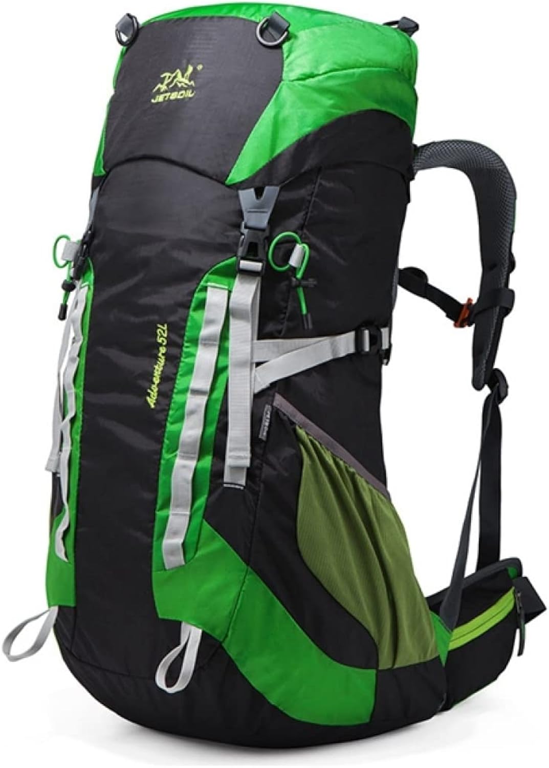 登山リュック 52L 登山バッグ 大容量 リュックサック 防水 ザック バックパック 超軽量 通気性 男女兼用 収納性 多機能 防災用 旅行 アウトドア キャンプ 遠足
