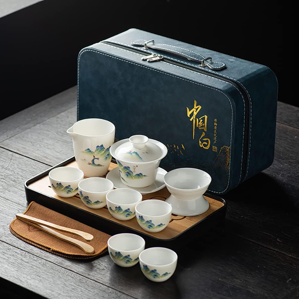 陶器製ティーセット 番茶器セット 急須 湯呑みセット 茶器揃 陶磁茶具セット 茶器 茶皿 旅行ティーセット 中国茶セット ティーセット|Libre777