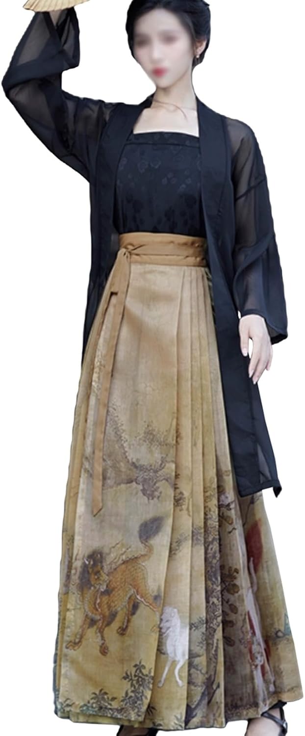 スコート背広 レディース 上下 2点書き割り 中華風 セットアップ 春夏秋 S～XL 漢服 民族風 唐装 今めかしい 好いたらしいめ 長袖 ロング丈 瀬戸もの服 ?面スコート cosplay 亭主もち プルオーバー\u0026ラ