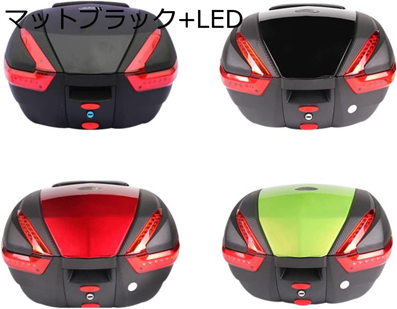 バイクトップケース リアボックス バイクボックス バイク用ボックス バイクパーツセンター フルフェイス収納 ヘルメット入れ 大容量 原付 脱可能式 21,948円