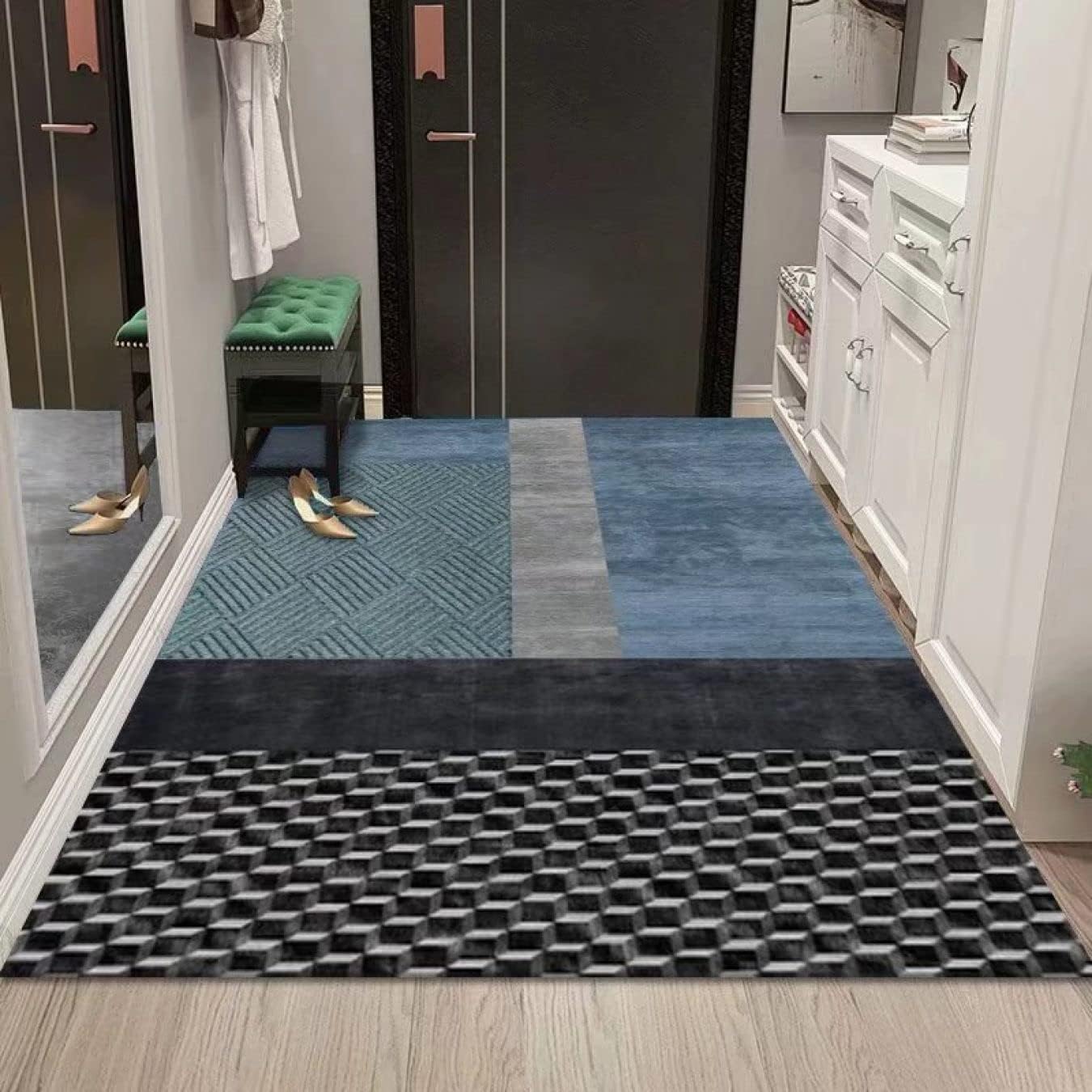 玄関マット 室内 屋内マット ウェルカム おしゃれ 台所マット 玄関 ドアマット 屋外 マット 屋内 キッチンマット 薄型 お風呂マット 140*200cm 滑り止め 足ふきマット 洗面所 バスマット
